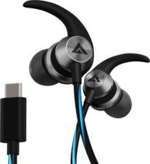 Boult Audio X1 Pro with Type C Connector, Dynamic Drivers, Rich Bass, In line Control Wired Headset (In the Ear)