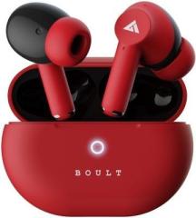 Boult W40 with Quad Mic ENC, 48H Battery Life, Low Latency Gaming, Made in India, 5.3v Bluetooth Headset (True Wireless)