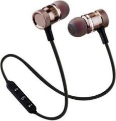 Bumhe Magnetic Bluetooth Headset with Mic (In the Ear)