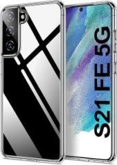 Caseline Back Cover for SAMSUNG GALAXY S21 FE 5G, SAMSUNG GALAXY S21 FE (Transparent, Grip Case, Silicon, Pack of: 1)