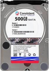 Consistent CT2500SX 2.5 500 GB Laptop Internal Hard Disk Drive (HDD, Interface: SATA)