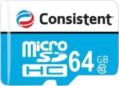 Consistent CTM10064 64 GB MicroSD Card Class 10 90 MB/s Memory Card