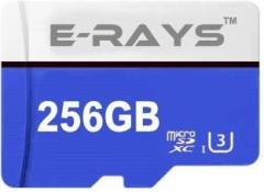 E rays Blue 256 GB MicroSD Card Class 10 15 MB/s Memory Card