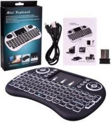 Edust Multimedia Keyboard With Backlight & Builtin Mousepad Bluetooth, Wireless Multi device Keyboard