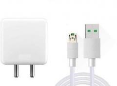 Ekon 4A Flash Vooc Charger With Micro Charging Cable 4 A Mobile Charger with Detachable Cable (Cable Included)