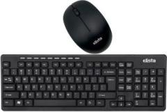 Elista ELS KMC 751 Wireless Keyboard and Mouse Combo | 2.4 GHz Wireless Nano USB Receiver | Wireless Laptop Keyboard