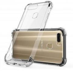 Esurient Back Cover for Oppo A7 (Transparent, Grip Case)