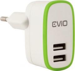 Evio QUICKCHARGE 2 Port USB Wall Charger Mobile Charger
