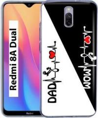 Fashionury Back Cover for Mi Redmi 8A dual (Grip Case, Silicon)