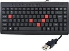 Finest UUSB 2.0 Mini Multimedia Keyboard for Computer PC Laptop Wired USB Multi device Keyboard