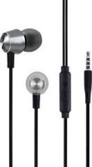 Flipkart Smartbuy Rich Bass Wired Metal Headset With Mic (Gun Metal, Wired in the ear)
