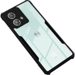 Foncase Back Cover for Motorola Moto Edge 40 Neo 5G Back Cover Case (Transparent, Dual Protection, Pack of: 1)