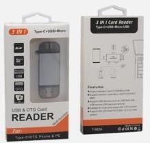 Gabbar USB 3.0 All in one Card Reader SD/Micro SD Card Reader Type c Mobile Phone OTG Card Reader