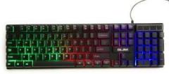 Glink Rainbow Lighting Gaming USB Keyboard Wired USB Gaming Keyboard