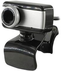 House Of Sensation Webcam USB 2.0 Clip On Camera Video Calling with Microphone PC Laptop Desktop Computer Web Cam Pack of 1 Webcam