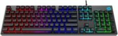 Hp K500F / 26 Anti ghosting keys, Metal Panel, Rainbow Backlight, Membrane Wired USB Gaming Keyboard