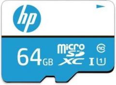Hp U1 64 GB MicroSDXC Class 10 80 MB/s Memory Card