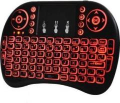 Itgood 3 Colors Back light 2.4GHZ Wireless Media Keyboard LED Light Air Fly Mouse Remote Control Touchpad Handheld LK07 Wireless, Wireless Multi device Keyboard