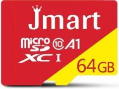 Jmart Ultra Premium 64 GB MicroSD Card Class 10 100 MB/s Memory Card (With Adapter)