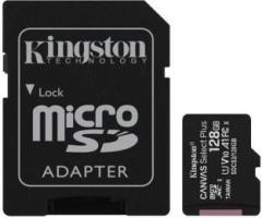 Kingston UHS I 128 GB MicroSD Card Class 10 100 MB/s Memory Card (With Adapter)