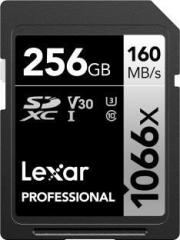 Lexar Professional 1066x 256 SDXC Class 10 160 MB/s Memory Card