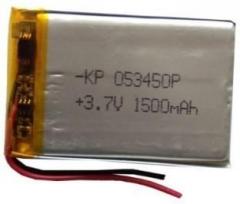 Lootmela 3.7V 1500mAH Lithium Polymer Lipo Rechargeable Model KP 053450 Battery