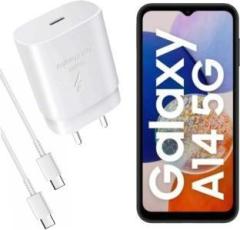 Mak 25 W HyperCharge 3 A Mobile Charger with Detachable Cable (Super Fast Charging, Compatible for Galaxy A14 5G & Other Devices, Cable Included)