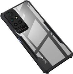Meephone Back Cover for Redmi 10 Prime (Transparent, Grip Case)