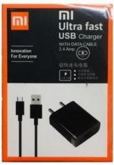 Mi ULTRA FAST USB CHARGER WITH DATA CABLE 2.4 A Mobile Charger with Detachable Cable (Cable Included)