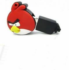 Microware Red Bird Shape 8 GB Pen Drive