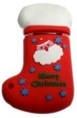 Microware Santa Claus Christmas Stockings Shape 4 GB Pen Drive
