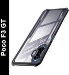 Micvir Back Cover for Poco F3 GT (Transparent, Camera Bump Protector, Pack of: 1)