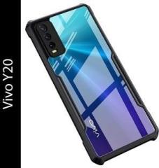 Micvir Back Cover for Vivo Y20 (Transparent, Camera Bump Protector, Pack of: 1)