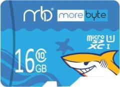 Morebyte Shark 16 GB SDXC UHS I Card Class 10 50 MB/s Memory Card