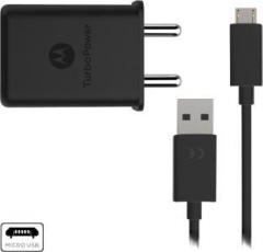 Motorola TurboPower 15W Wall Charger with Micro USB Data Cable Mobile Charger (Cable Included)