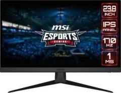 Msi 170 Hz Refresh Rate G2422 23.8 inch Full HD IPS Panel Wide Color Gamut, Anti Flicker & Less Blue Light Esports Gaming Monitor (AMD Free Sync, Response Time: 1 ms)
