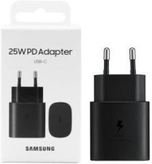 Neroedge 25 W 3 A Mobile Super Fast Original 25W Samsung M33/F23/F41/M51/A51/A42/M53 Charger with Detachable Cable (Cable Included)