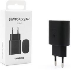 Neroedge 25 W 3 A Mobile Super Fast Original 25Watt Samsung M33/F23/F41/M51/A51/A42/M53 Charger with Detachable Cable (Cable Included)