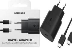 Octrix 25 W 3 A Mobile Samsung 25Watt PD Charger Adapter, Super Fast Charge USB C Cable for Samsung Charger with Detachable Cable (Cable Included)