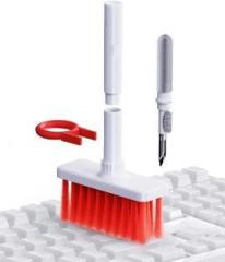 Onlinezone Cleaning Tools Kit Corner Gap Duster for Laptops, Computers (Soft Brush Keyboard Cleaner 5 in 1 MultiFunction Computer Cleaning)