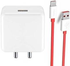 Otd 33 W Dash 6 A Mobile VOOC / DART / SUPERVOOC Charger with Type C Cable ULT33WCH09 Charger with Detachable Cable (Cable Included)