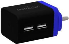 Pinnaclz NA 2.4 A Multiport Mobile Dual USB 2.4 Amp Wall Charger