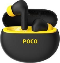 Poco Pods with 30 Hour Playback, 12mm Drivers, 60ms Latency, Fast Charging & ENC Bluetooth Headset (Midnight Groove, True Wireless)