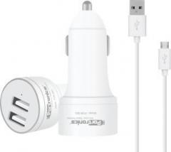 Portronics 2.4 amp Turbo Car Charger (With USB Cable)