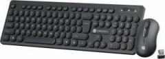 Portronics Key6 Combo Keyboard Mouse Combo Set with 2.4Ghz, Adjustable DPI, Silent Keys Wireless Laptop Keyboard