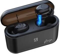 Ptron Tango True Wireless Waterproof Twins v5.0 Bluetooth Headset (True Wireless)
