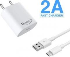 Quantum 2 A TYPE C Mobile Charger with Detachable Cable 2 W 2 A Mobile Charger with Detachable Cable (Cable Included)