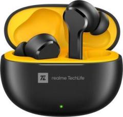 Realme Techlife Buds T100 with up to 28 Hours Playback & AI ENC for Calls Bluetooth Headset (True Wireless)