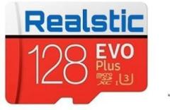 Realstic EVO Plus 128 GB MicroSD Card Class 10 130 MB/s Memory Card