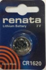 Renata CR1620 Swiss Made Lithium 3V Coin Cell Battery